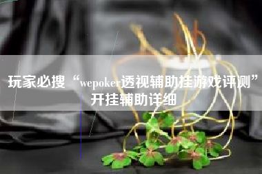 玩家必搜“wepoker透视辅助挂游戏评测”开挂辅助详细