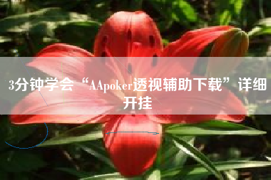 3分钟学会“AApoker透视辅助下载	”详细开挂