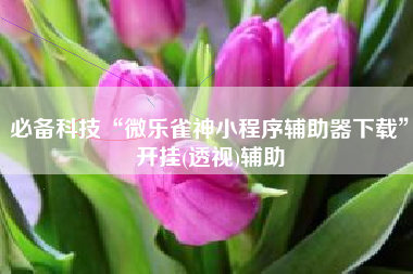 必备科技“微乐雀神小程序辅助器下载”开挂(透视)辅助